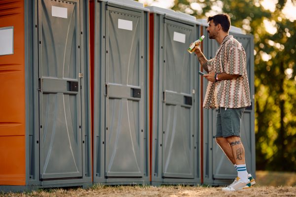 Emergency porta potty rental unit ready for fast deployment in Chandler