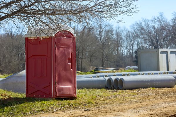 Luxury restroom trailer rental with flushing toilets and sinks in Phoenix and Arizona